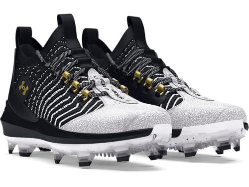 Under Armour Harper 9 Pro TPU - Men's (White/White/Metallic Gold)4