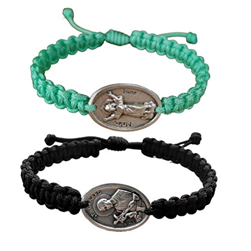Kids Catholic Bracelets, Patron Saint Medals, Toddler Bracelet, Boy Girls Religious Jewelry, Parents Mom Dad Gift For Son Daughter, Baptism, First Communion