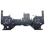 Garantie : 12 mois. BestParts Ventilateur de refroidissement CPU + GPU avec dissipateur thermique de remplacement pour Dell Alienware X17 R1, P/N : 0TPTY6 TPTY6 AT305008ZAL (uniquement compatible avec P/N: 0TPTY6)