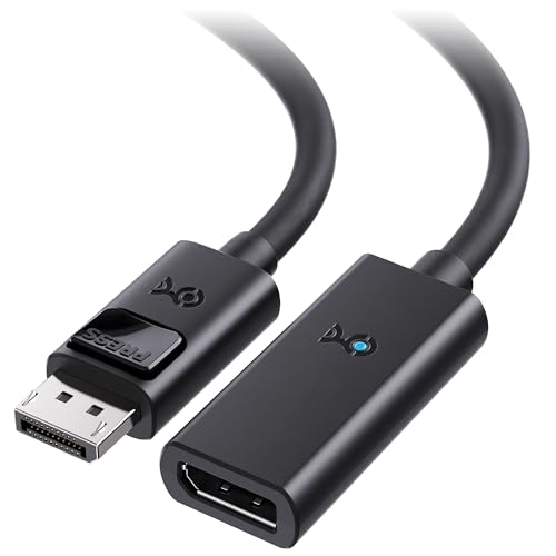 Rallonge DisplayPort 1.4 active 8K 60Hz pour écran gaming noir 5m