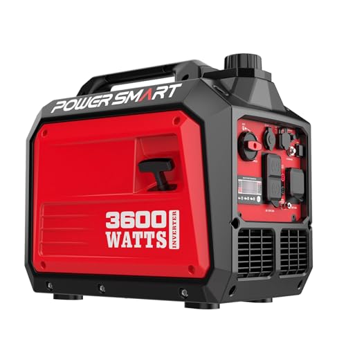 PowerSmart 3600-Watt Portable Inverter Generator with Quiet, 30 Amp for RV