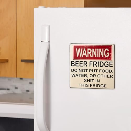 Imán Decorativo de Nevera para Cerveza Blanco Cuadrado miniatura 7