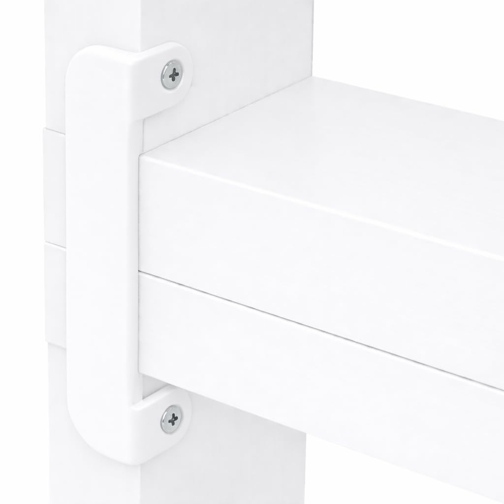 2X Verbinder passend für IKEA Kallax Regale Rückseite Verbindungsstück Weiß