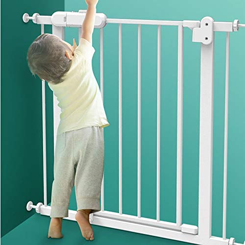 Cancelli di Sicurezza Cancello pedonale Extra Largo, prolunga e Kit di Montaggio a Pressione per Scale (Dimensioni: 76-85 cm)