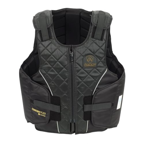 Ovation Adults' ComfortFlex Body Protector, Black, M