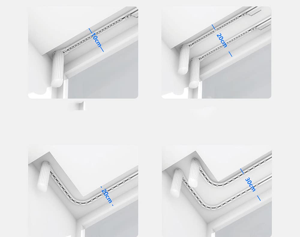 Bastoni Binari Per Tende Tenda Elettrica Intelligente, Percentuale Intelligente, Apertura Quanto Vuoi, Grilletto Leggero Apertura Completa Automatica Semplice E Facile Da Usare Adatto a Casa Hotel