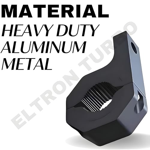 Image of ELTRON TURBO Heavy Duty Fog Lamp Clamp Aluminum Metal Waterproof Clamp Adjustable For Bikes And Cars Fog Light Compatible Sp 125 (Pack Of 2)