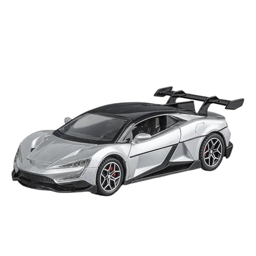 Modelo de coche BYD YANGWANG U9 1:32 plata miniatura 1