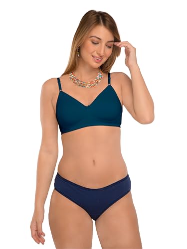 Image of DAISY DEE Women's Girls Cotton Non-Padded Wirefree Seamless Full Coverage Comfortfit Everyday Use T-Shirt Bra - NDSZN
