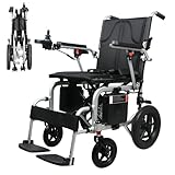 LangTu 電動車椅子 軽量 コンパクト 車椅子 電動車いす 全地形 電動ミニカー 折り畳み 車いす 歩行補助 耐荷重120kg アルミニウム合金製 四輪車 介助用 自走式 歩行補助日常生活 車いす走行距離35キロ 日本語の説明書付き（LT-2150X）