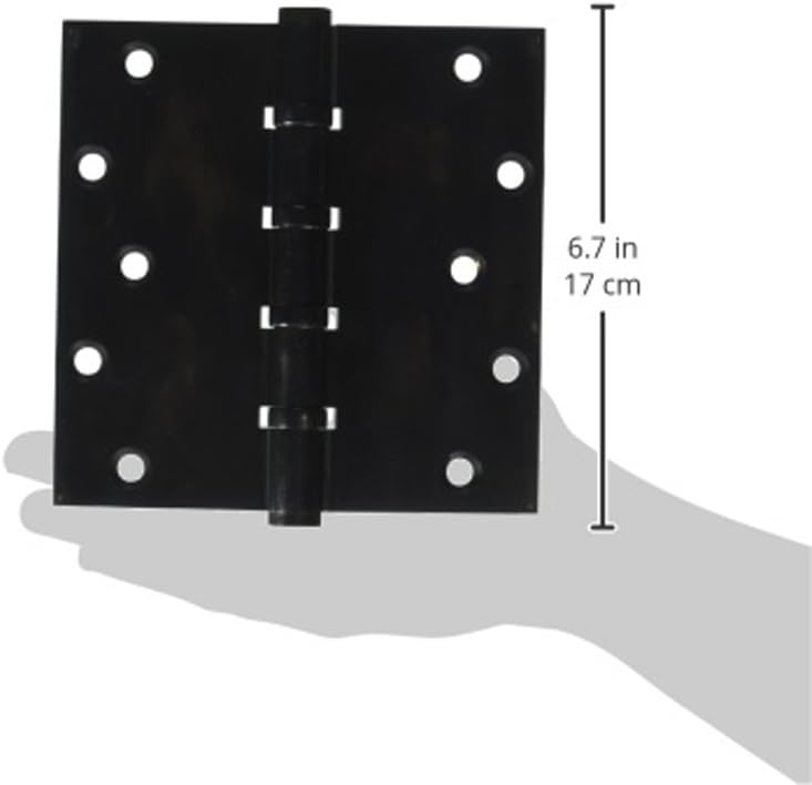 🛒 Crazy Deals Deltana DSB66BB10B Solid Brass 6-Inch x 6-Inch Square Hinge