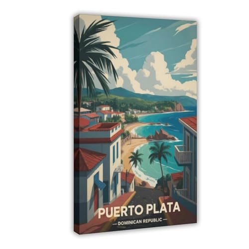Poster sur toile Puertopra : le cadeau idéal de 40x61 cm pour sublimer un bureau