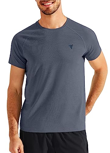 Men's Sun Protection Shirt Swim Shirt for men Running SPF UPF 50+ Rash guard Short Sleeve Quick Dry Surf Fishing T Shirt