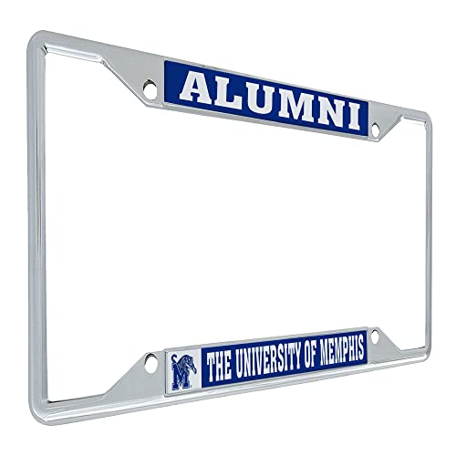 Desert Cactus University of Memphis Tigers UM Tigers Car Accessories Metal License Plate Frame and Tag Holder for Front or Rear of Car (Alumni)