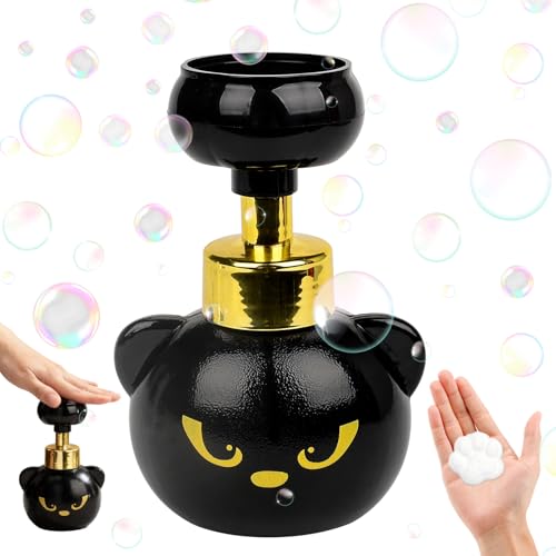 Cat Paw Foam Soap Dispenser, Shampoo and Conditioner Dispenser, Cats Print Shower Gel Dispensers, Refillable Soap Pump Bottle for Bathroom Countertop Kitchen Laundry Room