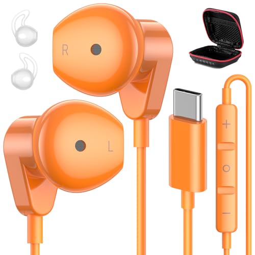 APETOO USB C Headphones for iPhone 17 Pro Max 16 15 Plus...