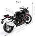 Risopen Compatible for Suzuki GSX-1000R Black Model 1:18 Motorcycle Bike Toy Motocross Model Black Motorcycle Toy Supercross Collection Gift for Men