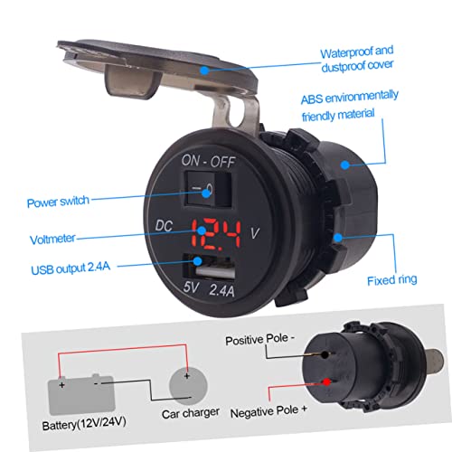 Cargador de coche USB 5V con interruptor integrado que evita consumo fantasma 6