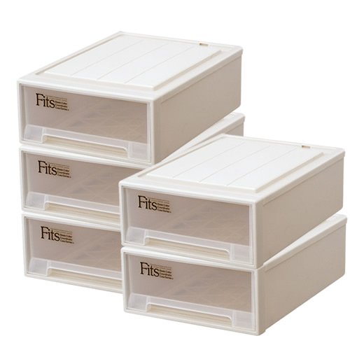 Amazon｜Fits フィッツケース 衣装ケース まとめ買い5個セット