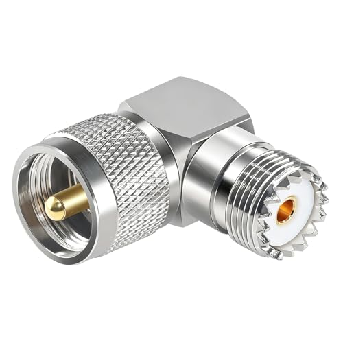 Adaptador coaxial UHF de 90 grados para conectar tu radio CB en espacios reducidos