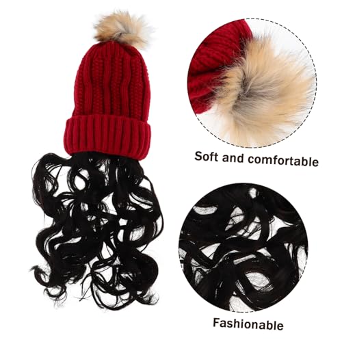 Bonnet tricoté drôle accessoire mode à offrir à Noël - 6