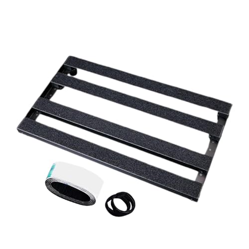 Pédalier de guitare en aluminium avec organisateur de câbles intégré