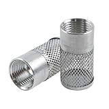 Etersec Dia Schlaucheinlass-Saugfilter, Edelstahl-Wasserpumpenfilter für Gartenbewässerung, Hochdruck-Wasserpumpe, Sprüher und Sanitärsysteme (2 Stück, 25 mm)