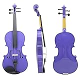 Violín Para Principiantes Juegos De Violín 4/4 Ideales Para Principiantes Incluyen Estuche Arco Cuerdas Soporte Para El Hombro Y Accesorios(Type2)