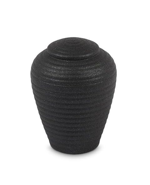 Mini urne funéraire Art for Eternity noire pour garder un souvenir éternel