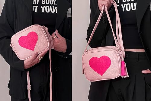 Prlinjsk BOGHP Little Girls Purse, Kids Heart Purse, Cute Crossbody Bag With Small Teens Girls Wallet Gift thumb #1