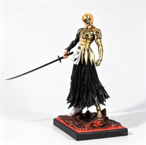 Kurosaki Ichigo Golden Armure Anime Figurine à collectionner debout 29 cm