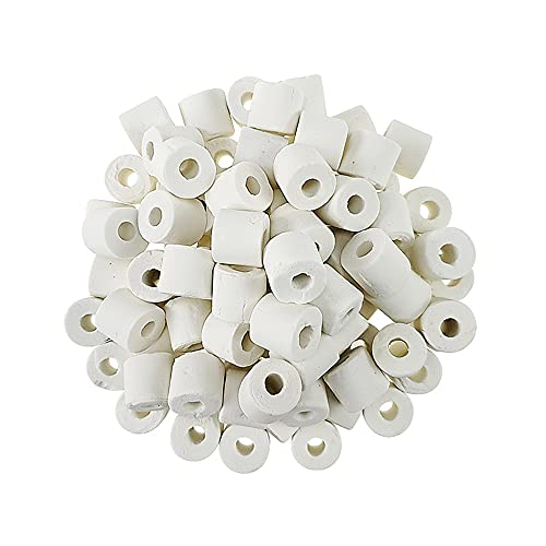 MUYYIKA Aquarium Filter Media Accessories for Aquarium Filter Ceramic Rings Biological Filter Media Ceramic Rings Organic Balls Porous Filter Biochemical Ball