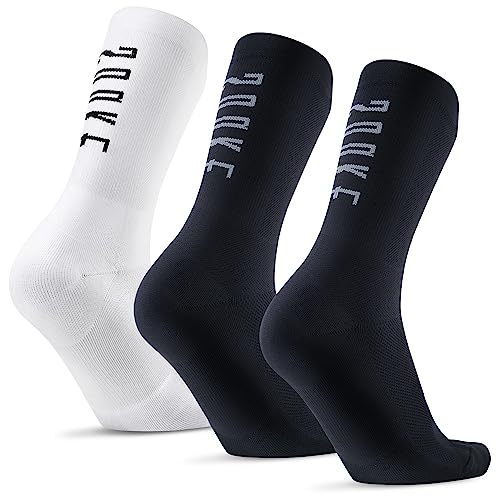 Souke Sports Crew Cycling Socks for Men and Women, Breathable