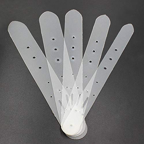 NO LOGO PVC Gürtel Vorlage DIY Ledergürtel Schlags Positionierung Vorlage Ledergürtel Billet Buckle Kopfendkomplex Stanzen Kunststoff-Schablone (Farbe : 35mm)