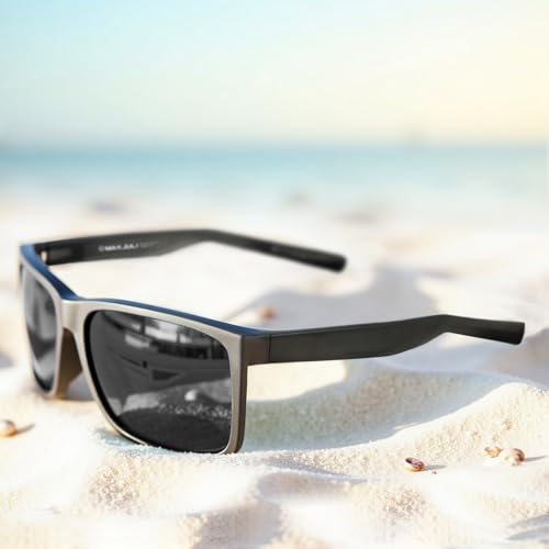 Image of MAXJULI XL Z87 Sunglasses for Big Wide Heads Men TR90 Ultralight UV400 Protection Glasses 8108