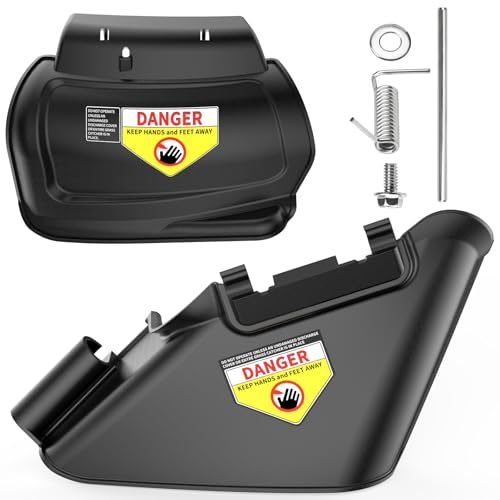MWEDP 731-07131 987-02516A Side Discharge Chute & Hinged Mulch Plug Compatible with MTD Craftsman 21 Hand Pushed Lawn Mower Fits TB110 TB130 TB200 TB230