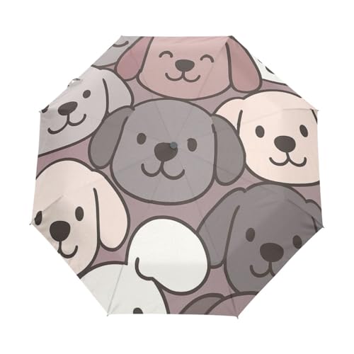 Parapluie rose mignon pliable automatique taille unique petit format sac