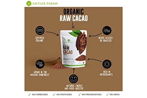 Antler Farms 711841907839 100% Pure Organic Raw Cacao Powder thumb #4