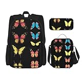 Set multifunzionale da 3 pezzi: questo set di 3 zaini per la scuola include uno zaino, una borsa per il pranzo e un astuccio per soddisfare le tue esigenze in diversi scenari, che si tratti di scuola, lavoro o viaggi, può facilmente farcela.
