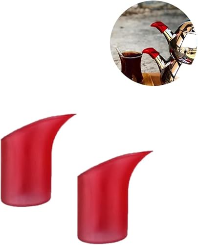 Miniatura 6 de 2 unids tetera cafetera boquilla cubierta manga a prueba de fugas goteo silicona boquilla vertedor