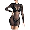 Sexy Lingerie Vrouwen Pure Mesh Nachthemd Lingerie Clubwear Sexy Erotische Lingerie Doorzichtige Mini Jurk Soutien Gorge…