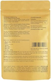 CARMEL ORGANICS Gokhru/Gokshura/Tribulus Terrestris Powder 100 Gram, Boost Strength & Stamina Naturally | Non GMO | No Added Preservative or Additives | Palleru/Nerunjil Powder