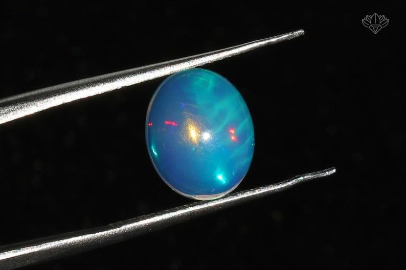 Opale éthiopienne AAA cabochon ovale multi fire pour haute joaillerie - 5