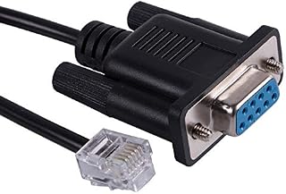 DB9 Serial RS232 to RJ12 6P6C Adapter Cable for APC PDU 940-0144A