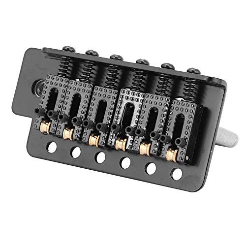 VGEBY Conjunto de ponte tremolo para guitarra Stratocaster Tremolo com rolo de ponte Vibrato para gu