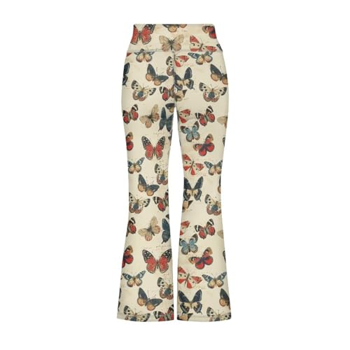 Cozeyat Girls Flare Leggings High Waisted Yoga Pants Wide Leg Bell Bottoms for Years 5-142