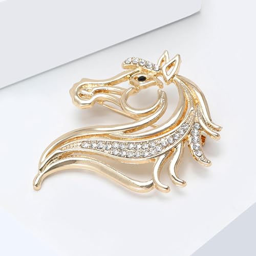 Image of Animal Brooch for Men Vintage Metal Wildlife Lapel Pin Suit Jacket Badge Fashion Accessories for Men