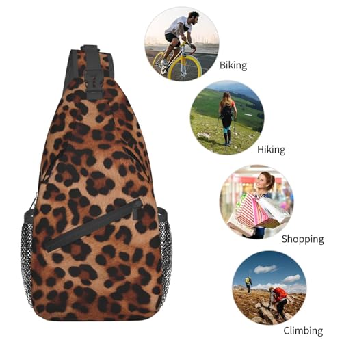 Bolso cruzado estilo animal print para hombres y mujeres miniatura 6