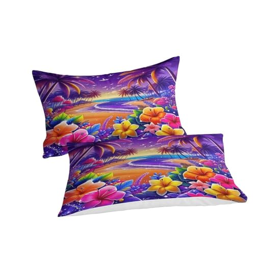 Parure de lit de qualité supérieure imprimé marin 3D en microfibre confort 260x220 - 3