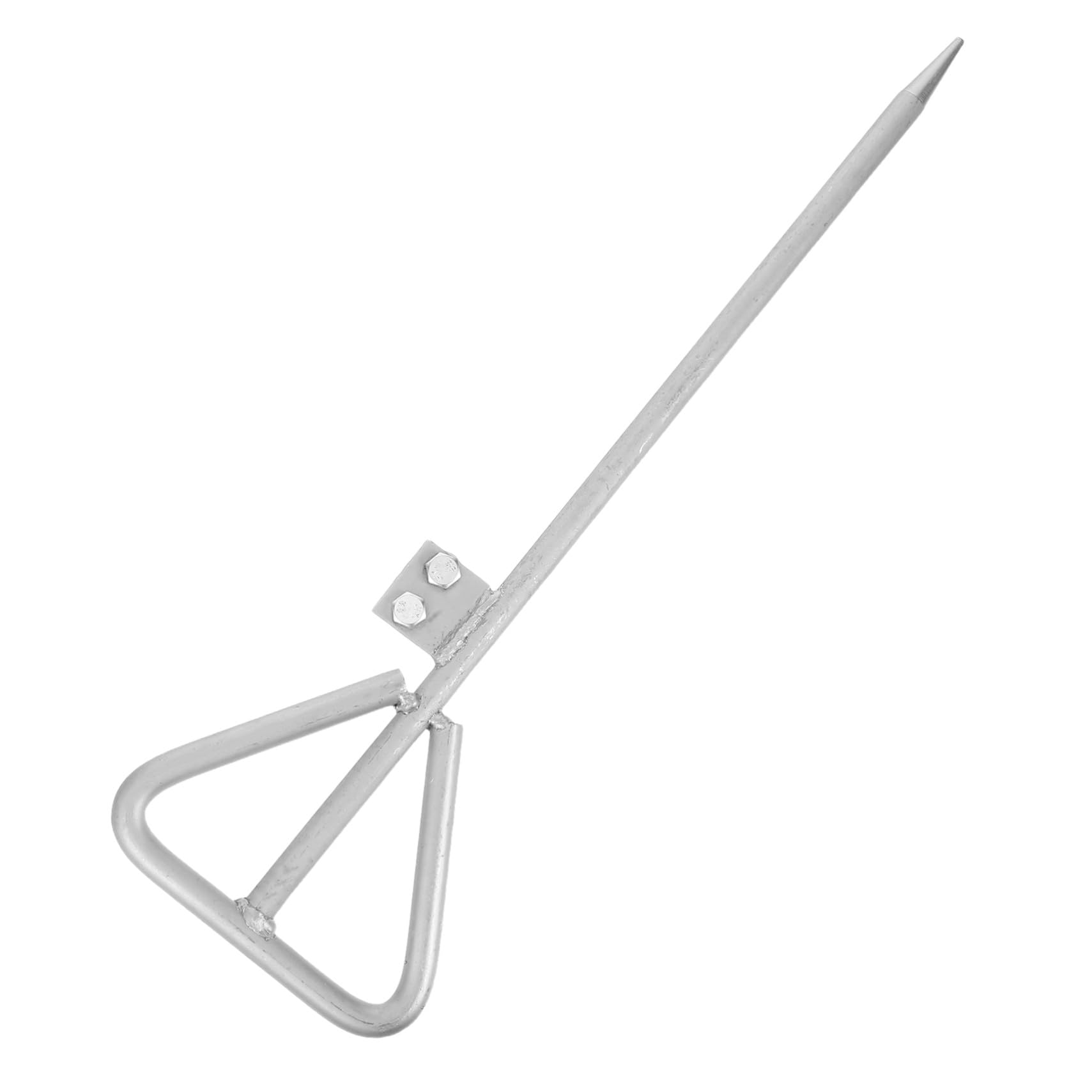 Asta di Messa Terra Zincata Asta di Terra per Recinzioni Elettriche Antenne per Generatori in Comodo e Portatile per Uso Domestico e Ingegneria all Aperto